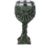 Nemesis Now Cthulhu - Cáliz para la sed (21 cm), color verde, resina con inserto de acero inoxidable
