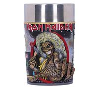 Nemesis Now Disco de Vidrio con Licencia Oficial Iron Maiden The Killers Eddie, Negro, 8,5 cm