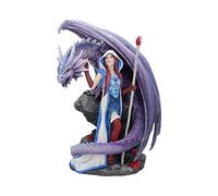 Nemesis Now Dragon Mage Anne Stokes - Figura Decorativa (30 cm), Color Morado