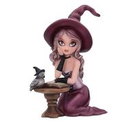 Nemesis Now Figura de Bruja Agatha, Morado, 15 cm