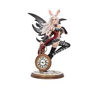 Nemesis Now Figura de Conejo de 20 cm, Resina, Color Blanco, Talla única