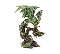 Nemesis Now Figura de dragón del Bosque Adulto Anne Stokes de 25,5 cm, Resina, Verde, Talla única
