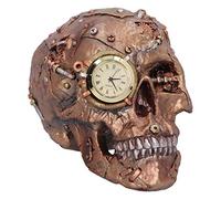 Nemesis Now Figura de Esqueleto Steampunk de Calavera desechada, Bronce, 19 cm