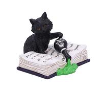 Nemesis Now Figura de Gato felino Travieso, Negro, 10,5 cm