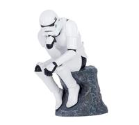 Nemesis Now Figura de Stormtrooper The Overthinker - Producto oficial pintado a mano de resina coleccionable de ciencia ficción, pose de pensador, 12 cm