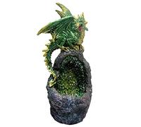 Nemesis Now - Figura Decorativa de Cristal Esmeralda, Color Verde, Talla única