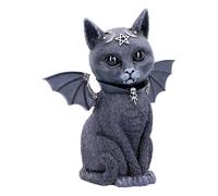 Nemesis now figura grande de gato oculto con alas de malpuss, negro, 2