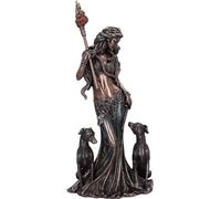 Nemesis Now Figura mitológica de Diosa de la Luna de Hecate de Bronce, 34 cm, marrón, 34cm
