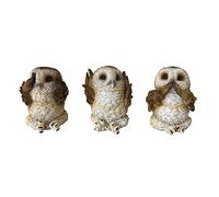 Nemesis Now Figuras de búhos Marrones sabios de 7,5 cm
