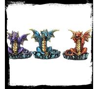 Nemesis Now Figurita de Dragones Sabios (13 cm), Multicolor