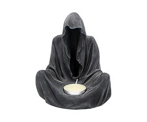 Nemesis Now Final Flame Sin clasificar Sujeta Velas Negro Poliresina