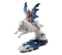 Nemesis Now Free Spirit - Figura Decorativa (31 cm, 27 cm), Color Blanco