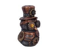Nemesis Now Hootle D5413T1 - Figura de búho Steampunk con Sombrero de Copa (22,7 cm), Color Bronce