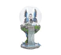 Nemesis Now Immortal Flight Anne Stokes - Bola de Nieve (10 cm), Color Gris y Blanco