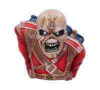 Nemesis Now Iron Maiden The Trooper - Caja de Busto de Resina con Licencia Oficial de Iron Maiden, Guardar Tus pertenencias, fundida en Resina, Pintada a Mano por Expertos