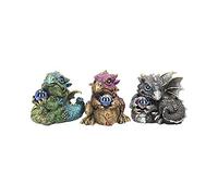 Nemesis Now Juego de 3 Figuras de Resina de 7 cm, Multicolor, Talla única