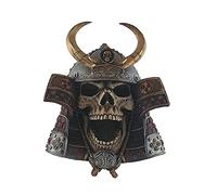 Nemesis Now Kabuto Skull - Placa de Pared (2,6 cm, Resina, Marfil, Talla única)