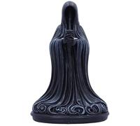 Nemesis Now Keeper of Smoke - Quemador de Incienso gótico de 17 cm, Soporte de Incienso de Resina con Capucha, decoración de Altar Oscuro para brujería, meditación