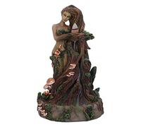 Nemesis Now Lady Earth - Quemador de Incienso de reflujo Natural, 23,5 cm, Color marrón