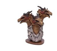 Nemesis Now Legend of The Ghidorah 30 cm, Resina, marrón, Figura de dragón de Tres Cabezas, Adorno de Tres Cabezas de dragón, artículos de Regalo coleccionables de dragón, Fundido en la Mejor Resina,