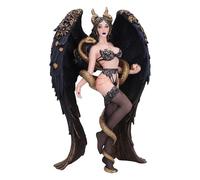 Nemesis Now Lilith - Figura Decorativa de la Primera tentadora de 25,5 cm, Resina, Negra, fundida en la Mejor Resina, Pintada a Mano por Expertos