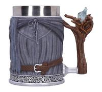 Nemesis Now Lord of the Rings Gandalf The Grey Tankard 15,5 cm, resina, gris, producto oficial del Señor de los Anillos, fundida en la mejor resina, pintada a mano por expertos