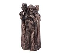 Nemesis Now Maiden, Madre, Crone Portavelas 17 cm, Bronce
