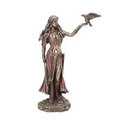Nemesis Now Morrigan and Crow - Figura decorativa (bronce, 28 cm)