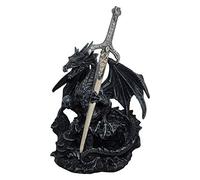 Nemesis Now Oath of The Dragon Unisex Estatua Negro Poliresina