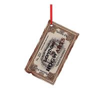 Nemesis Now Ornamento para Colgar boletos de Harry Potter Hogwarts Express, 9,5 cm