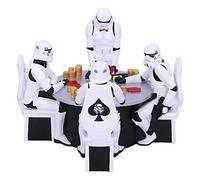 Nemesis Now Poker Face Gambling Figurine The Original Stormtrooper-Figura Decorativa de póquer, Resina, Blanco, 18.3cm (B5441T1)