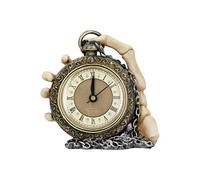 Nemesis Now Reloj de Esqueleto de 14 cm, Color Dorado, polirresina, Talla única