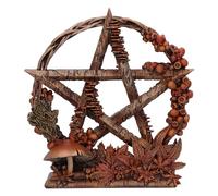 Nemesis Now Season of The Pentagram - Figura Decorativa, Resina, Dorado/marrón (otoño), 16,5 cm