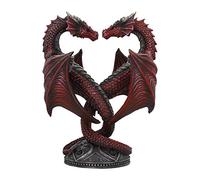 Nemesis Now Soporte para Velas de San Valentín, diseño de dragón de Anne Stokes, 23 cm, Resina, tamaño único