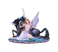 Nemesis Now Spirit Bond - Figura de Unicornio Morado y Rosa, polirresina, Talla única