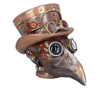 Nemesis Now Steampunk Beaky Doctor - Figura de pájaro, Resina, Bronce, 20,5 cm