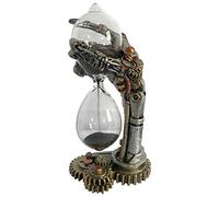 Nemesis Now Steampunk Time Skeletal - Temporizador de Arena de Mano, Color Plateado, Talla única
