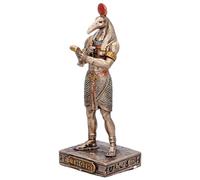 Nemesis Now Thoth God of Knowledge (Mini) 8,5 cm - Figura de Resina Resistente de mitología egipcia, Estatua de Bronce de Thoth y decoración Coleccionable del Antiguo Egipto