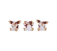 Nemesis Now Three Wise Gizmo - Figura de Gremlins de resina de 3.25 pulgadas - Decoración para estanterías, repisas o escritorios - Mercancía de Gremlins y regalos para fanáticos