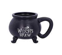 Nemesis Now U4791P9 - Taza de resina con diseño de bruja, 13,5 cm, acero inoxidable