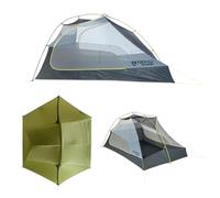 Nemo Equipment Hornet OSMO - Tienda de campaña Ultraligera para mochileros, Brote de Abedul/Gris Buenas Noches, 3 Personas