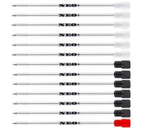 NEO+ - Bolígrafo de tinta azul o negra compatible con Swarovski Element Crystal Pen (5 azul + 5 negro + 1 rojo)