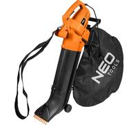 NEO TOOLS: Aspiradora/soplador eléctrico para hojas, 3500 W (función de aspiración y soplado, capacidad de trituración 10:1, velocidad de soplado 270 km/h, bolsa de recolección de 45 L)