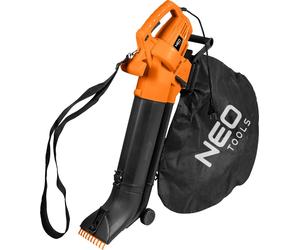 NEO TOOLS: Aspiradora/soplador eléctrico para hojas, 3500 W (función de aspiración y soplado, capacidad de trituración 10:1, velocidad de soplado 270 km/h, bolsa de recolección de 45 L)