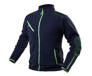 NEO TOOLS Chaqueta de trabajo de forro polar premium para hombre, (talla S-3XL) 300 g/m² | o conjunto con pantalones de trabajo y camiseta | Elementos reflectantes, ropa duradera