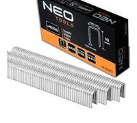 NEO TOOLS Grapas galvanizadas para grapadora neumática (para NEO modelo 14-570), GA18, tipo 90 (4K), longitud 10-40 mm, 4000 unidades, alambre de acero galvanizado, resistente a la corrosión (10 mm)
