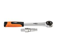 NEO TOOLS Juego de llaves escalonadas profesionales con carraca de acero CrV