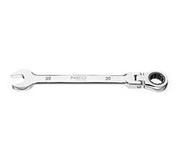NEO TOOLS Llave de carraca articulada de acero CrV, tamaño 8-32 mm, llave combinada (tamaño 30 mm)