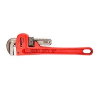 NEO TOOLS Llave de tubo Stillson 250 mm, área de mordaza 44 mm, 10", peso 0,625 kg, carcasa de hierro dúctil, mandíbulas forjadas, lijadas, dentadas, mecanismo de tornillo sin fin