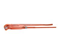 NEO TOOLS Llave de tubo tipo 90°, 560 mm, 2,0°, mordazas forjadas, rectificadas y pulidas, acero CrV, DIN5234, TÜV